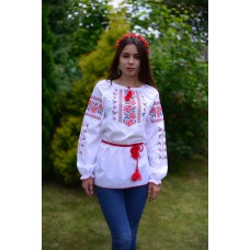 Embroidered blouse "Cute Roses 2"